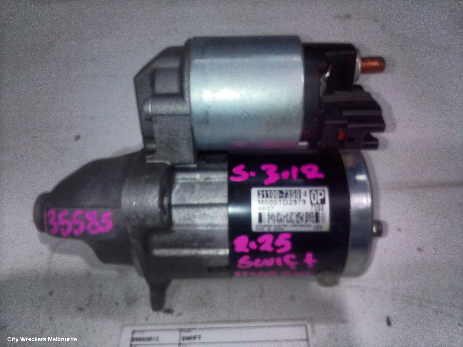 SUZUKI SWIFT STARTER, UZ, PETROL, 1.2, Z12E CODE, MHEV, 12/2023 ONWARDS