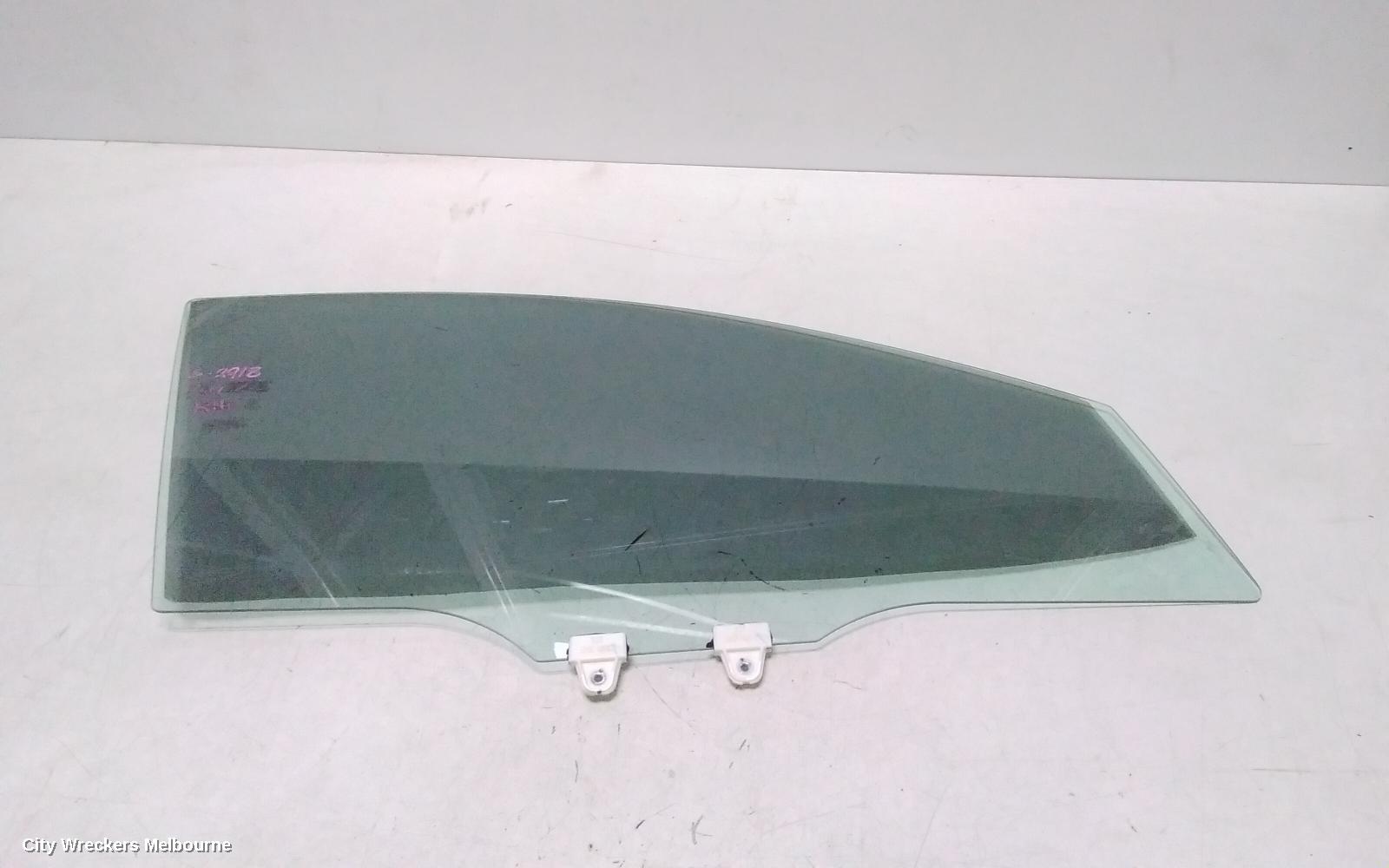 MAZDA 2 RIGHT FRONT DOOR WINDOW, DJ/DL, 09/2014 ONWARDS