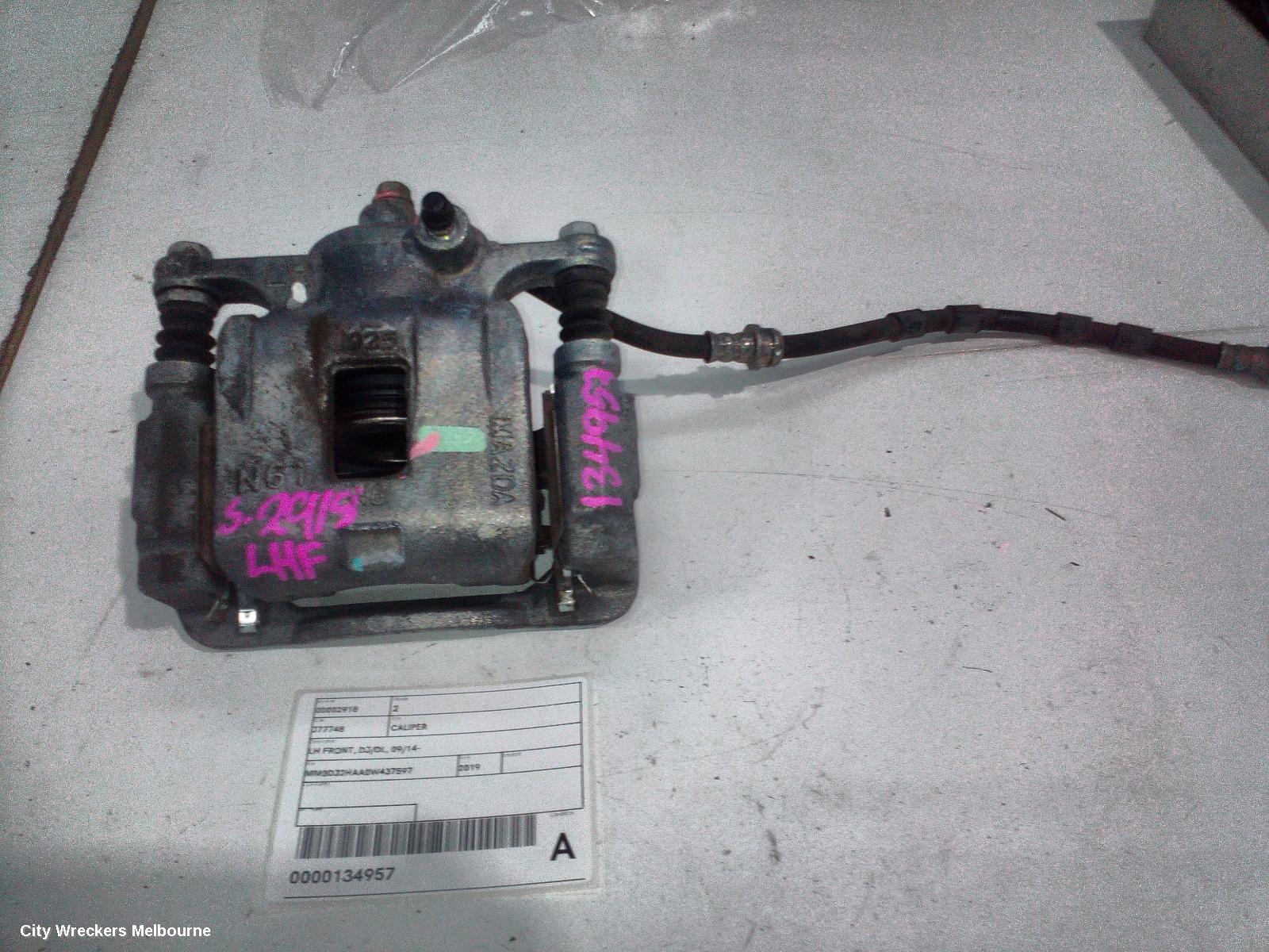 MAZDA 2 CALIPER, LH FRONT, DJ/DL, 09/2014 ONWARDS