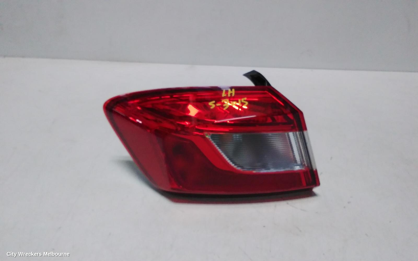 HOLDEN ASTRA LEFT TAILLIGHT, BL, SEDAN, 05/2017 - 12/2020