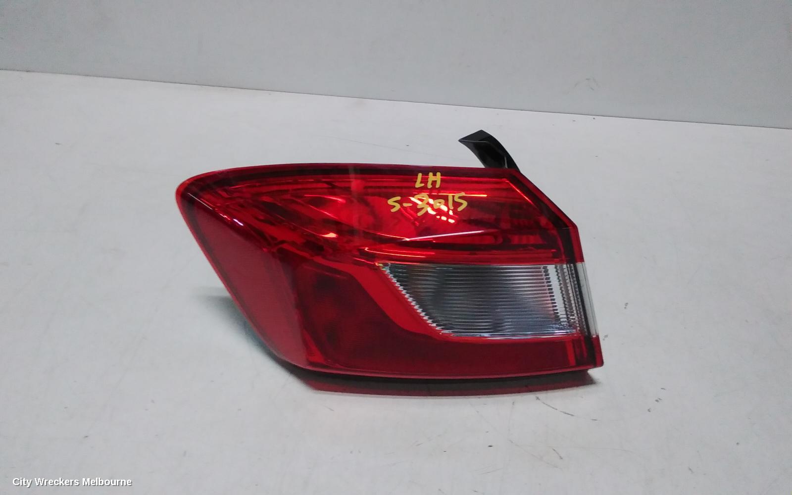 HOLDEN ASTRA LEFT TAILLIGHT, BL, SEDAN, 05/2017 - 12/2020