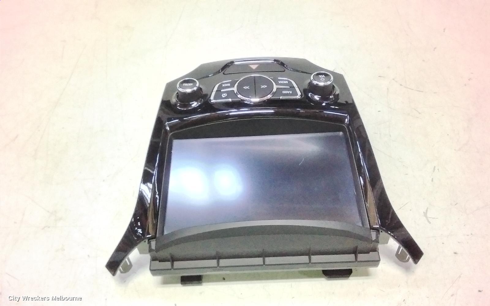 HOLDEN ASTRA RADIO/CD/DVD/SAT/TV, HEAD UNIT, W/ DISPLAY UNIT, 8IN TOUCHSCREEN, SAT NAV TYPE, BK-BL, 09/2016 - 12/2020