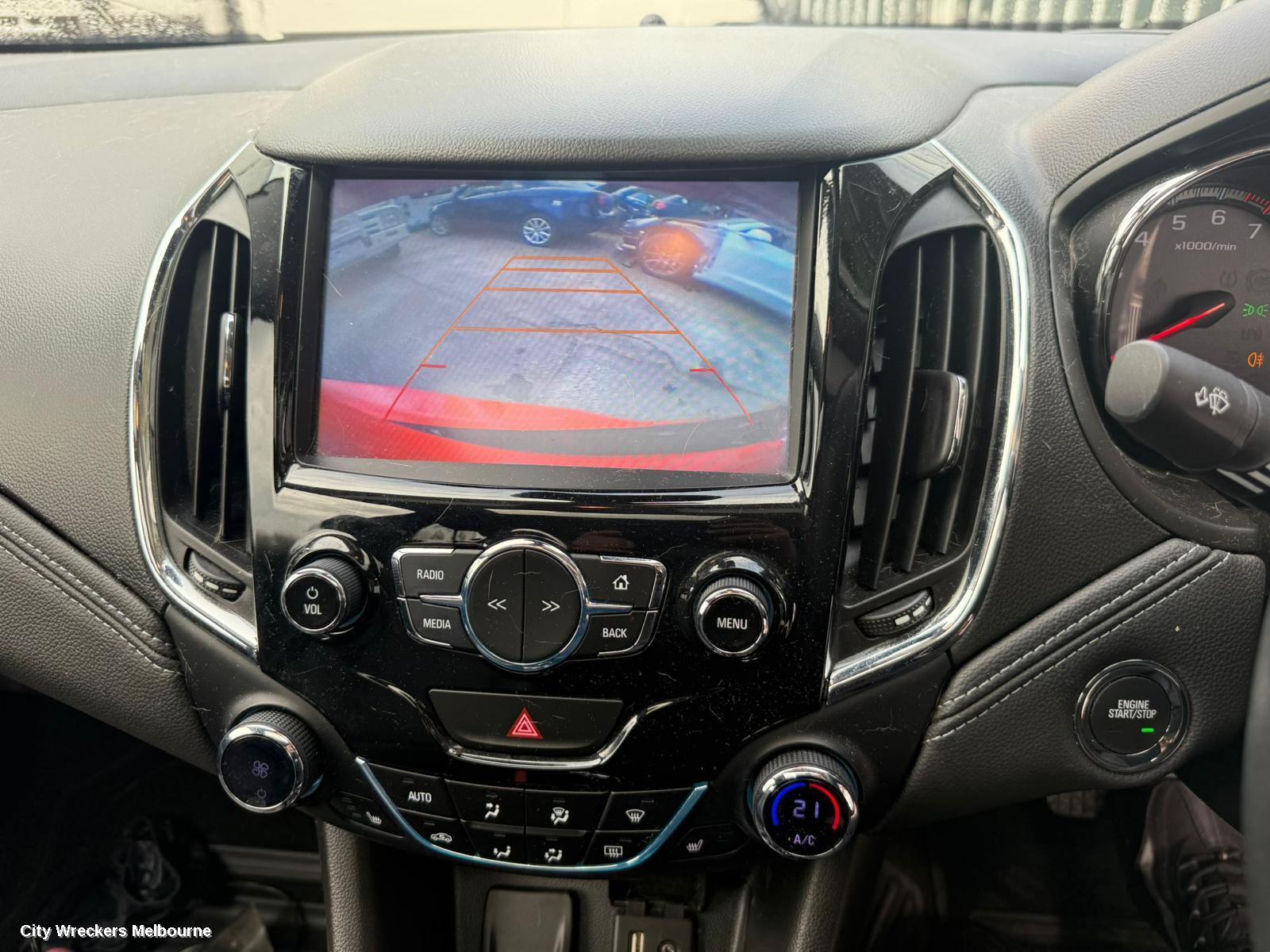 HOLDEN ASTRA RADIO/CD/DVD/SAT/TV, HEAD UNIT, W/ DISPLAY UNIT, 8IN TOUCHSCREEN, SAT NAV TYPE, BK-BL, 09/2016 - 12/2020