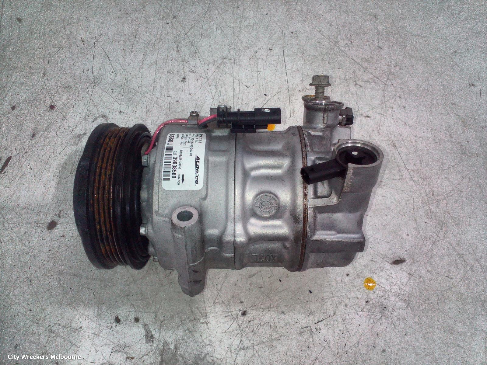 HOLDEN ASTRA A/C COMPRESSOR, BK-BL, 1.4, PETROL, 09/2016 - 12/2020