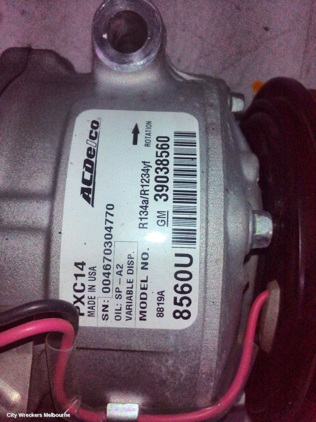 HOLDEN ASTRA A/C COMPRESSOR, BK-BL, 1.4, PETROL, 09/2016 - 12/2020