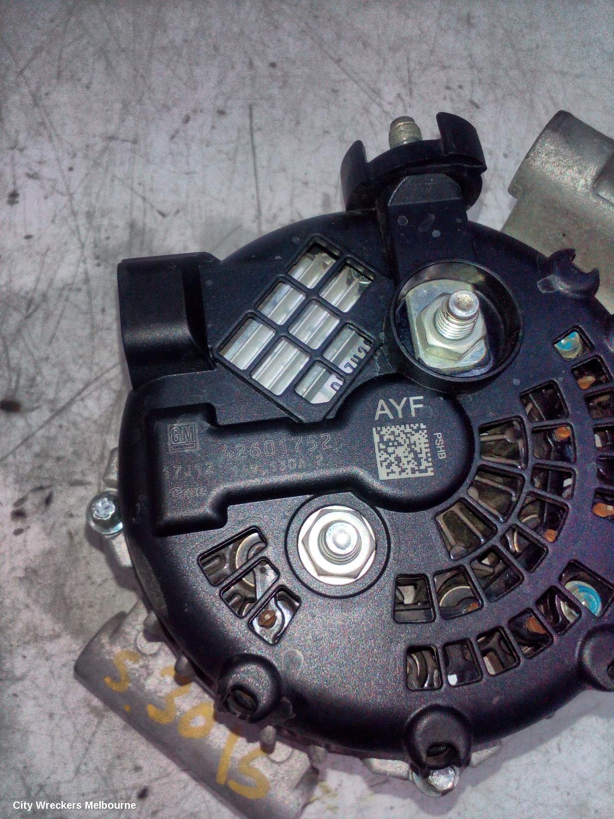 HOLDEN ASTRA ALTERNATOR, PETROL, 1.4, TURBO, BK-BL, 09/2016 - 12/2020