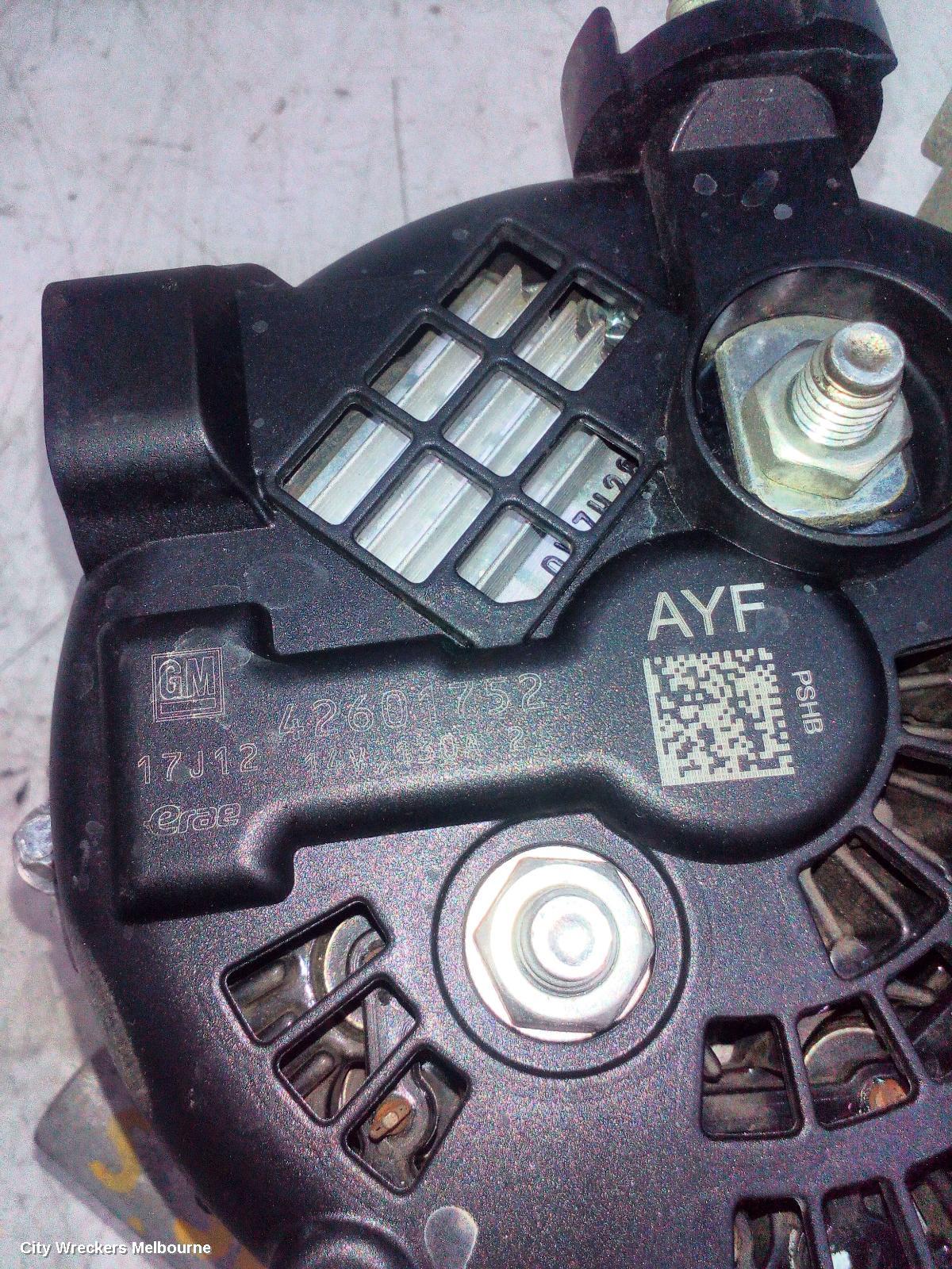 HOLDEN ASTRA ALTERNATOR, PETROL, 1.4, TURBO, BK-BL, 09/2016 - 12/2020