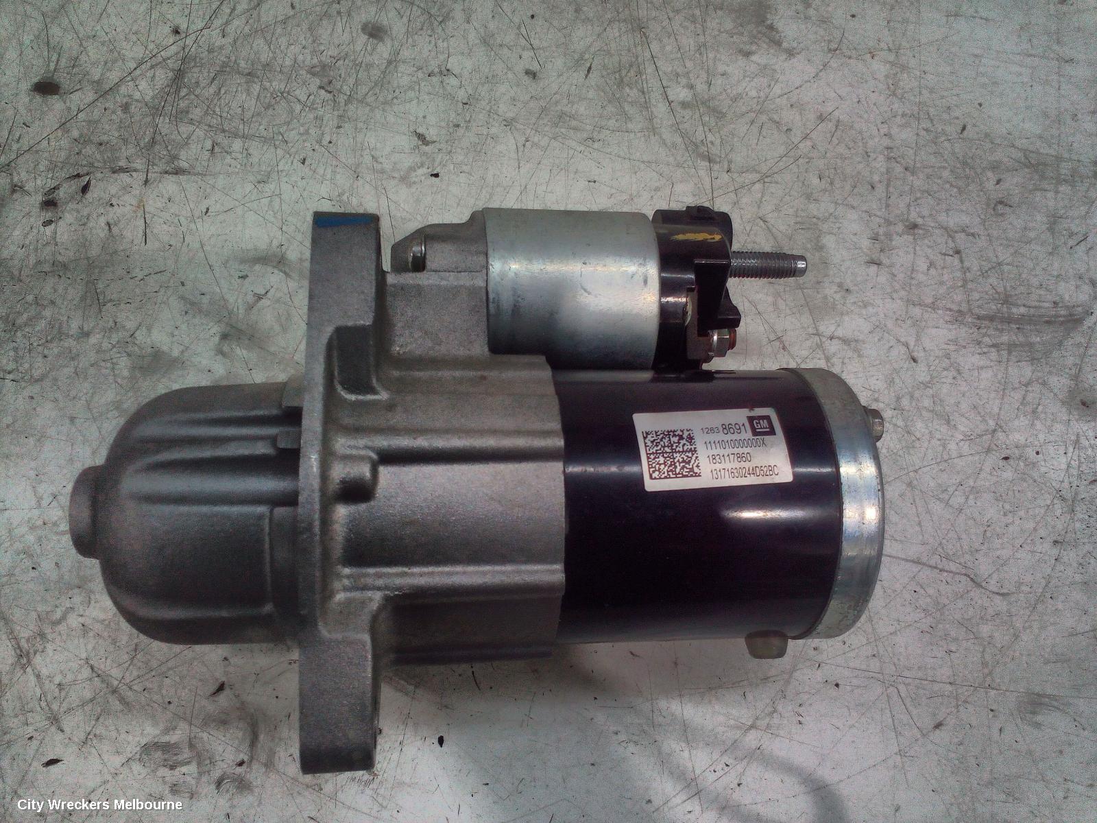 HOLDEN ASTRA STARTER, PETROL, 1.4, TURBO, BK-BL, 09/2016 - 12/2020