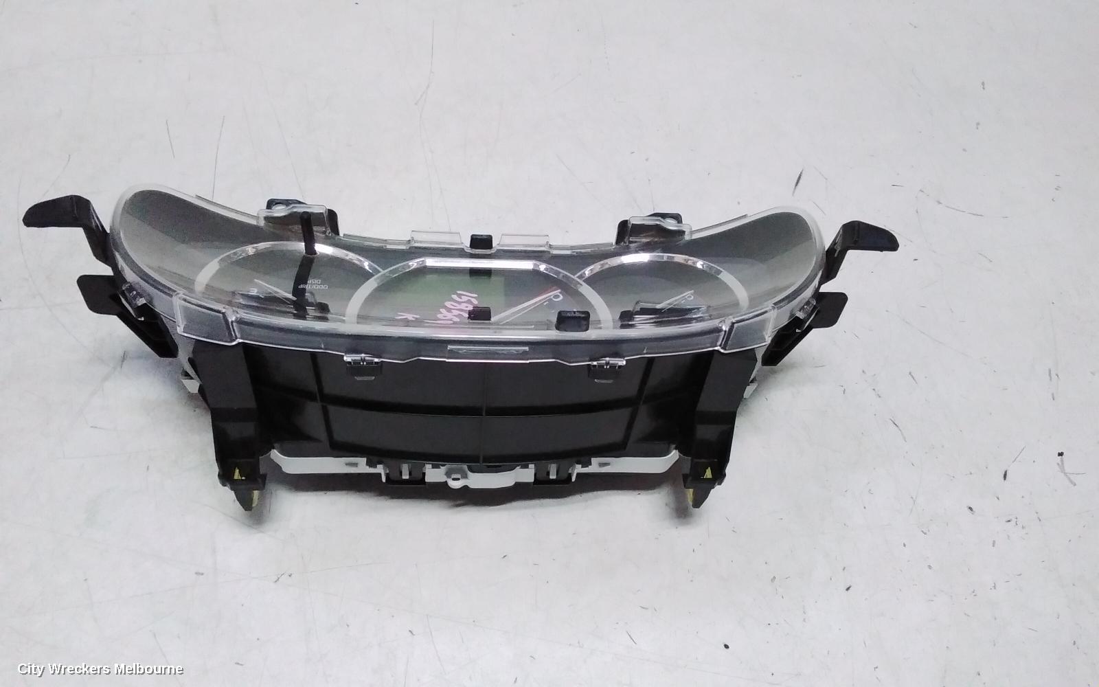 TOYOTA COROLLA INSTRUMENT CLUSTER, 1.8, MANUAL T/M, ASCENT, 2ZR-FE, ZRE182R, HATCH, 08/2012 - 05/2015