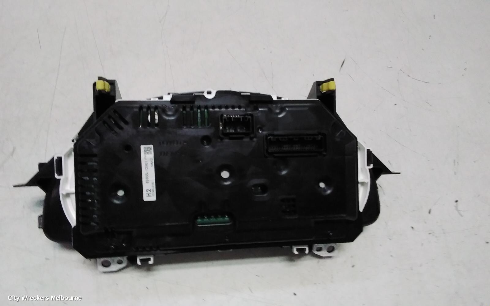 TOYOTA COROLLA INSTRUMENT CLUSTER, 1.8, MANUAL T/M, ASCENT, 2ZR-FE, ZRE182R, HATCH, 08/2012 - 05/2015