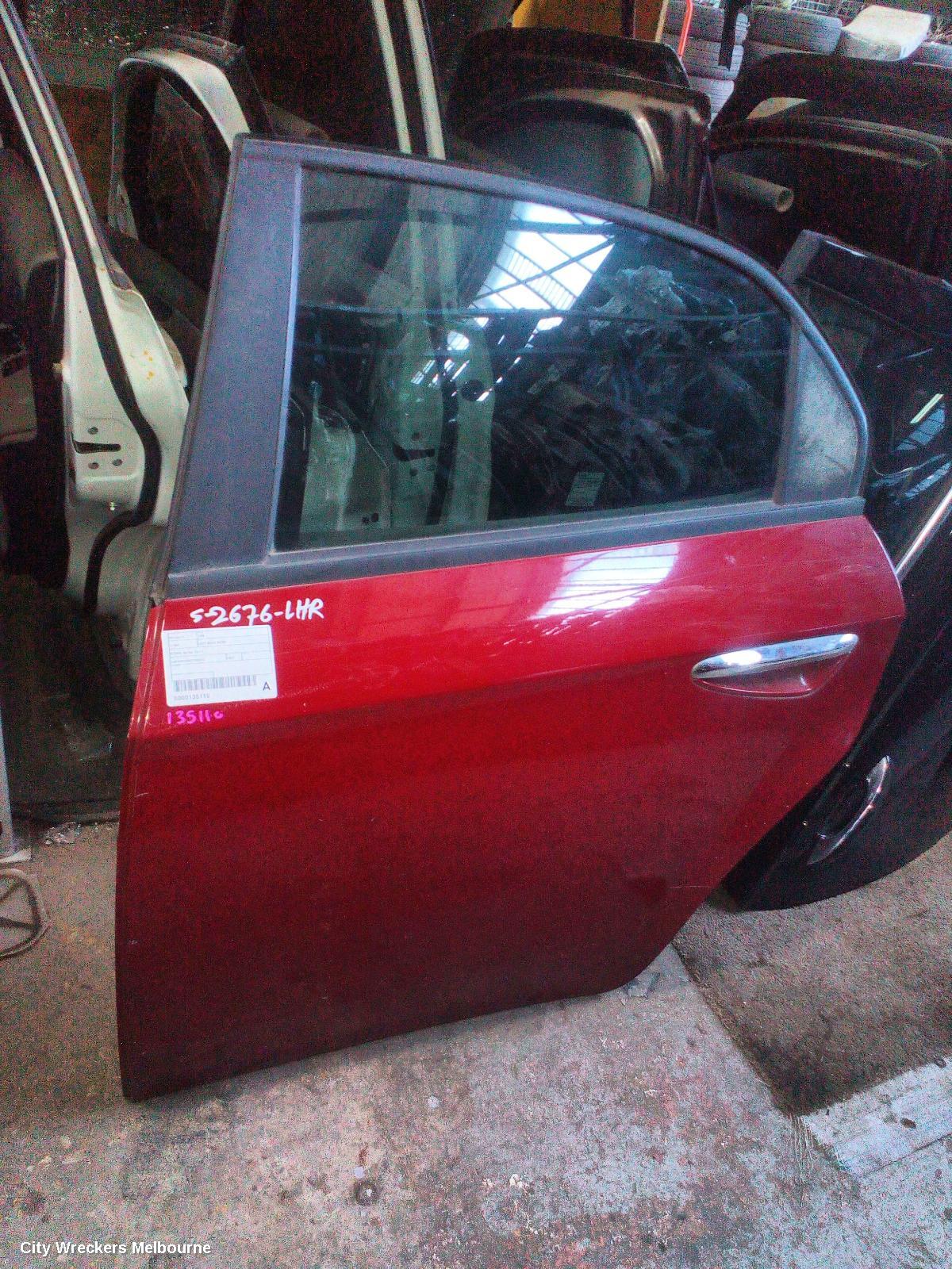 ALFA ROMEO 159 LEFT REAR DOOR/SLIDING, SEDAN, 06/2006 - 12/2011