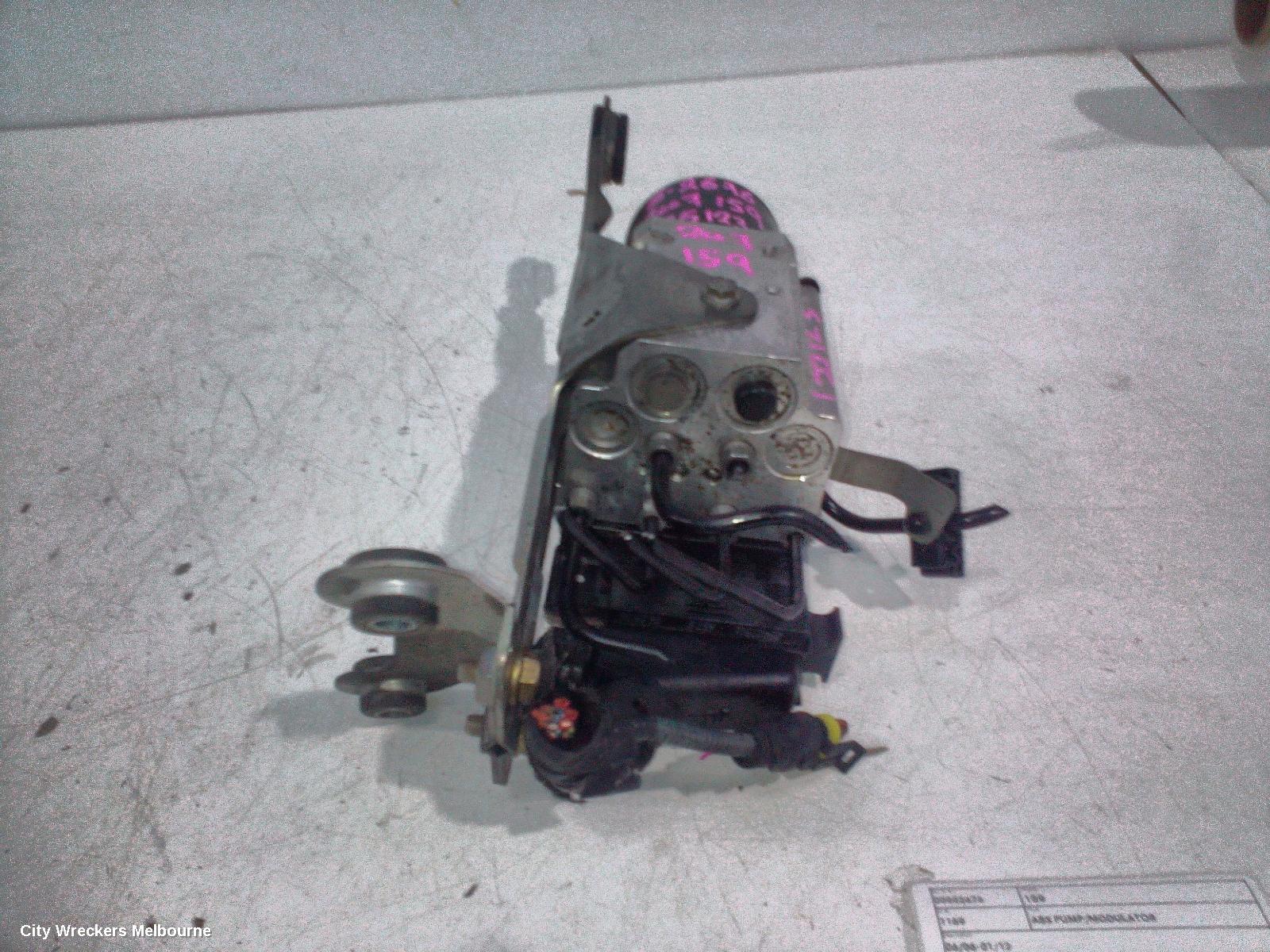 ALFA ROMEO 159 ABS PUMP/MODULATOR, 06/2006 - 01/2012
