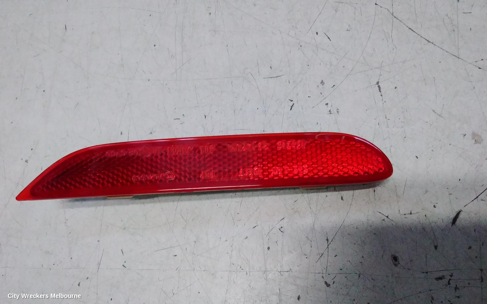 NISSAN XTRAIL LEFT TAILLIGHT, BUMPER REFLECTOR, T32, 02/2014 - 01/2017