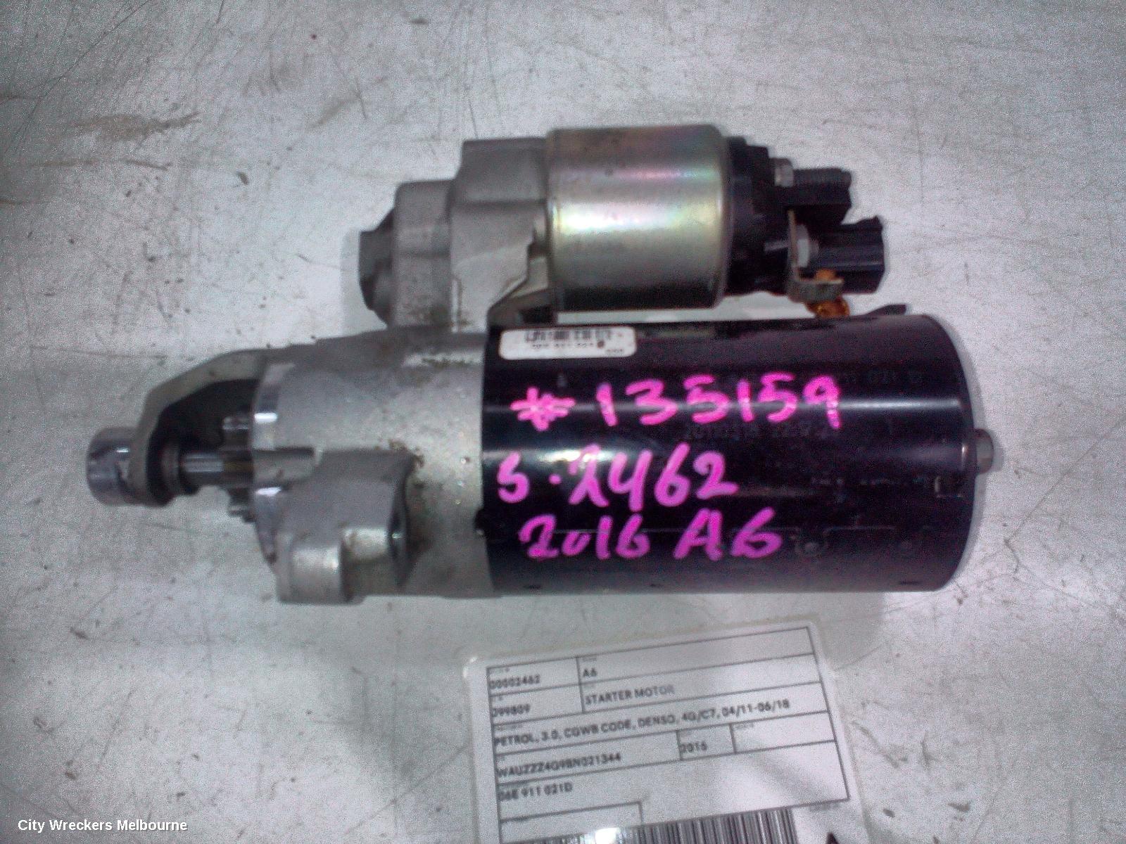 AUDI A6 STARTER, PETROL, 3.0, CGWB CODE, DENSO, 4G/C7, 04/2011 - 06/2018