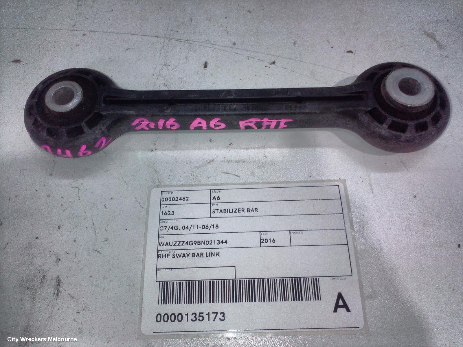 AUDI A6 STABILISER BAR, C7/4G, 04/2011 - 06/2018