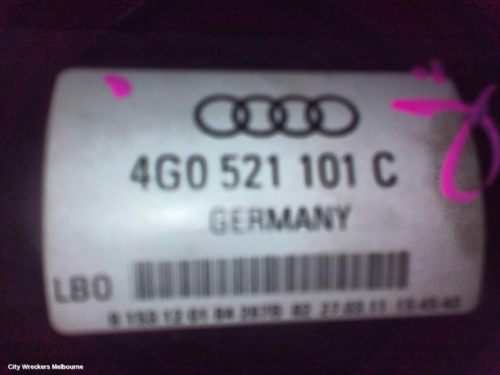 AUDI A6 REAR DRIVE SHAFT, C7/4G, 04/2011 - 06/2018