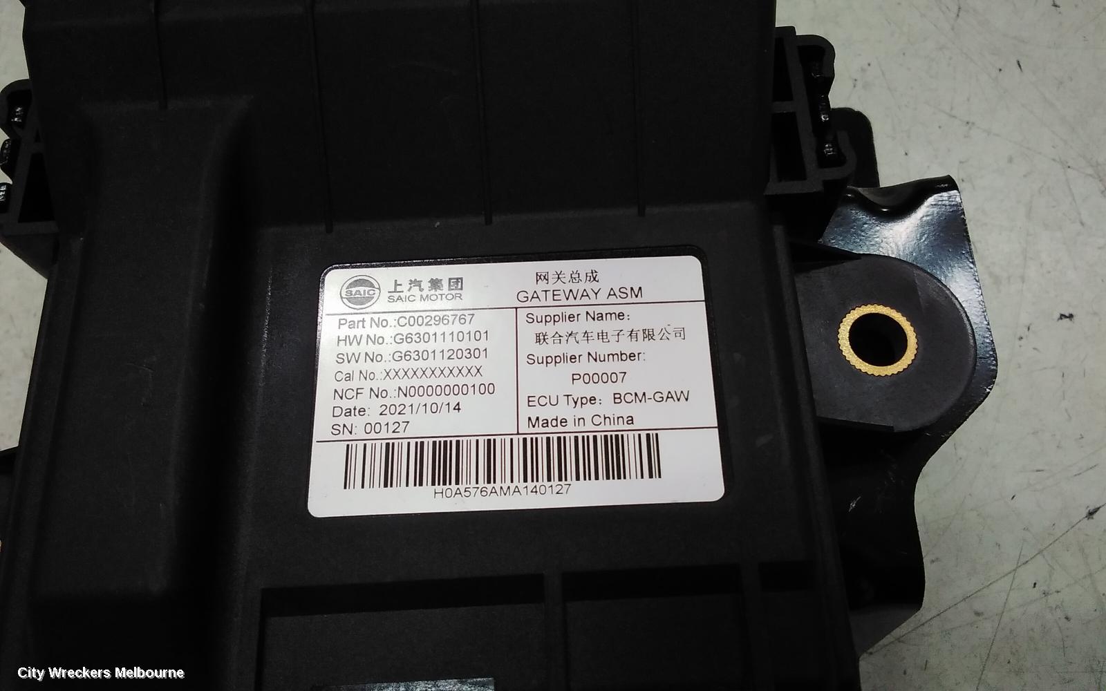 LDV DELIVER 9 ECU, GATEWAY CONTROLLER MODULE, 07/2020 ONWARDS