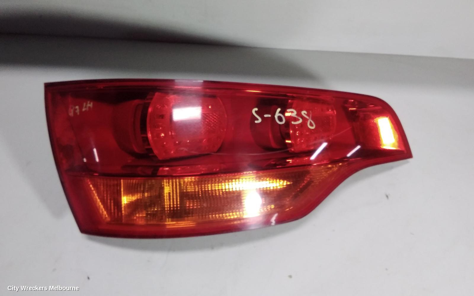 AUDI Q7 LEFT TAILLIGHT, 4L, IN TAILGATE, 09/2006 - 09/2009