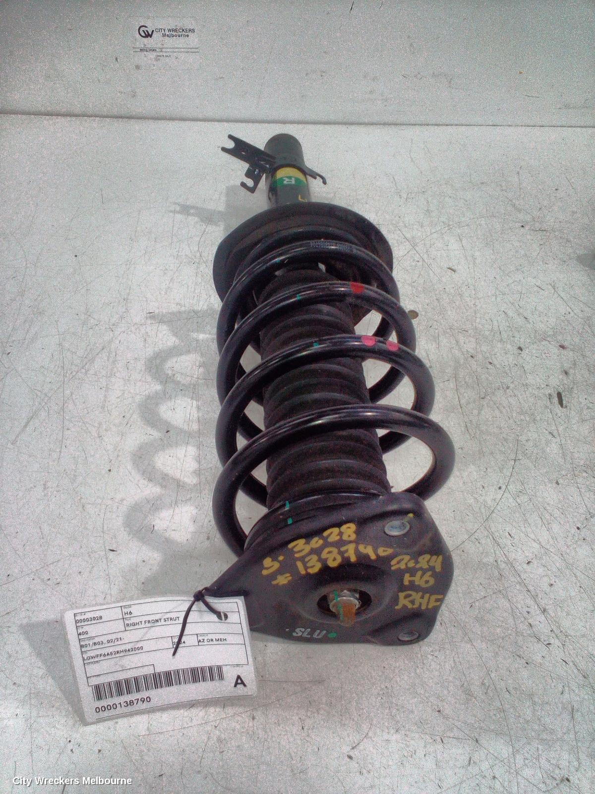 HAVAL H6 RIGHT FRONT STRUT, B01/B03, 02/2021 ONWARDS
