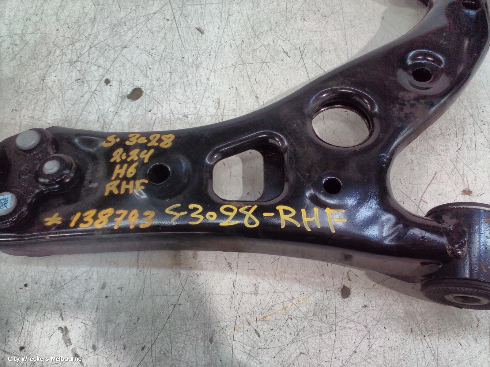 HAVAL H6 RIGHT FRONT LOWER CONTROL ARM, B01/B03, 02/2021 ONWARDS