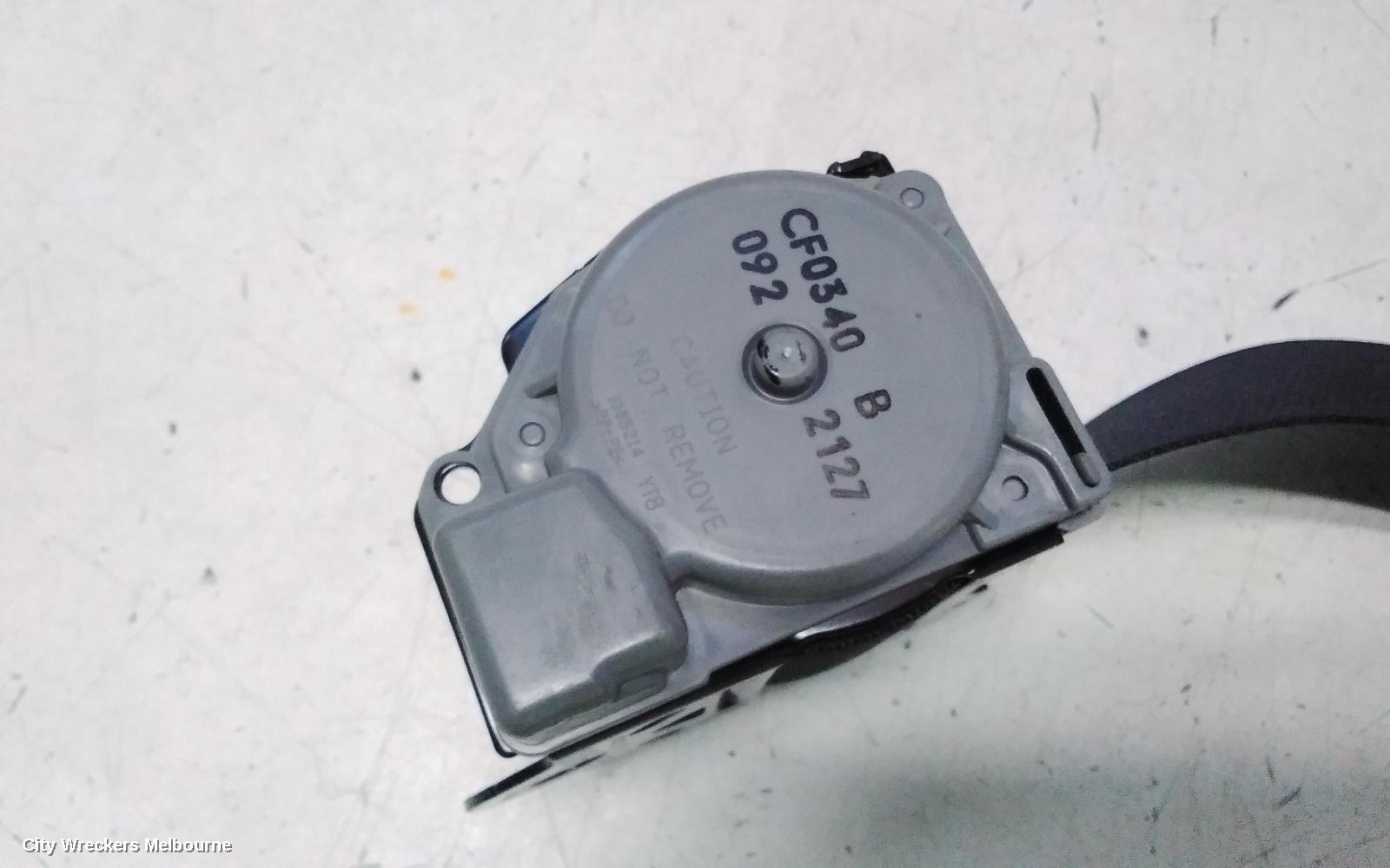 MITSUBISHI PAJERO SEATBELT/STALK, RH REAR, 3RD ROW, SEAT BELT ONLY, PAJERO SPORT, QE-QG, 10/2015 ONWARDS