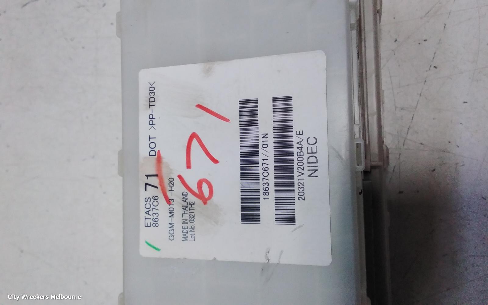 MITSUBISHI PAJERO FUSE BOX, UNDER DASH, QE-QF, PAJERO SPORT, 10/2015 ONWARDS