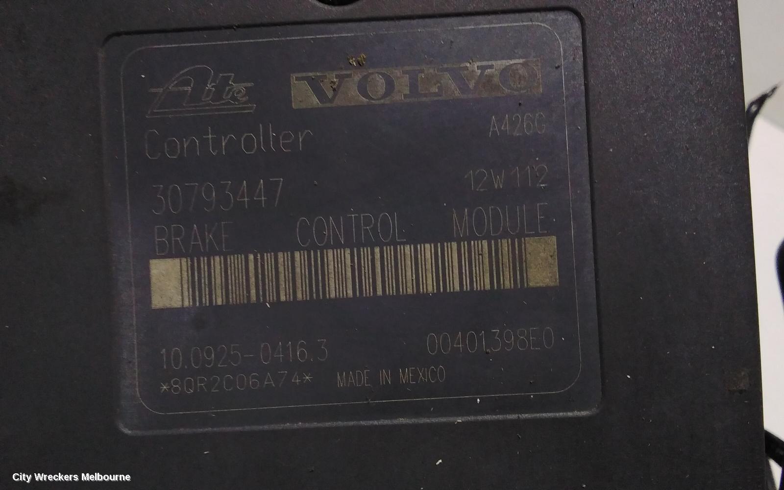 VOLVO XC90 ABS PUMP/MODULATOR, P/N P30793444, 07/2003 - 12/2014