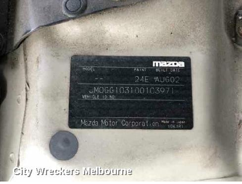 MAZDA 6 GRILLE, RADIATOR GRILLE, GG/GY, CHROME MESH TYPE, 09/2002 - 07/2005