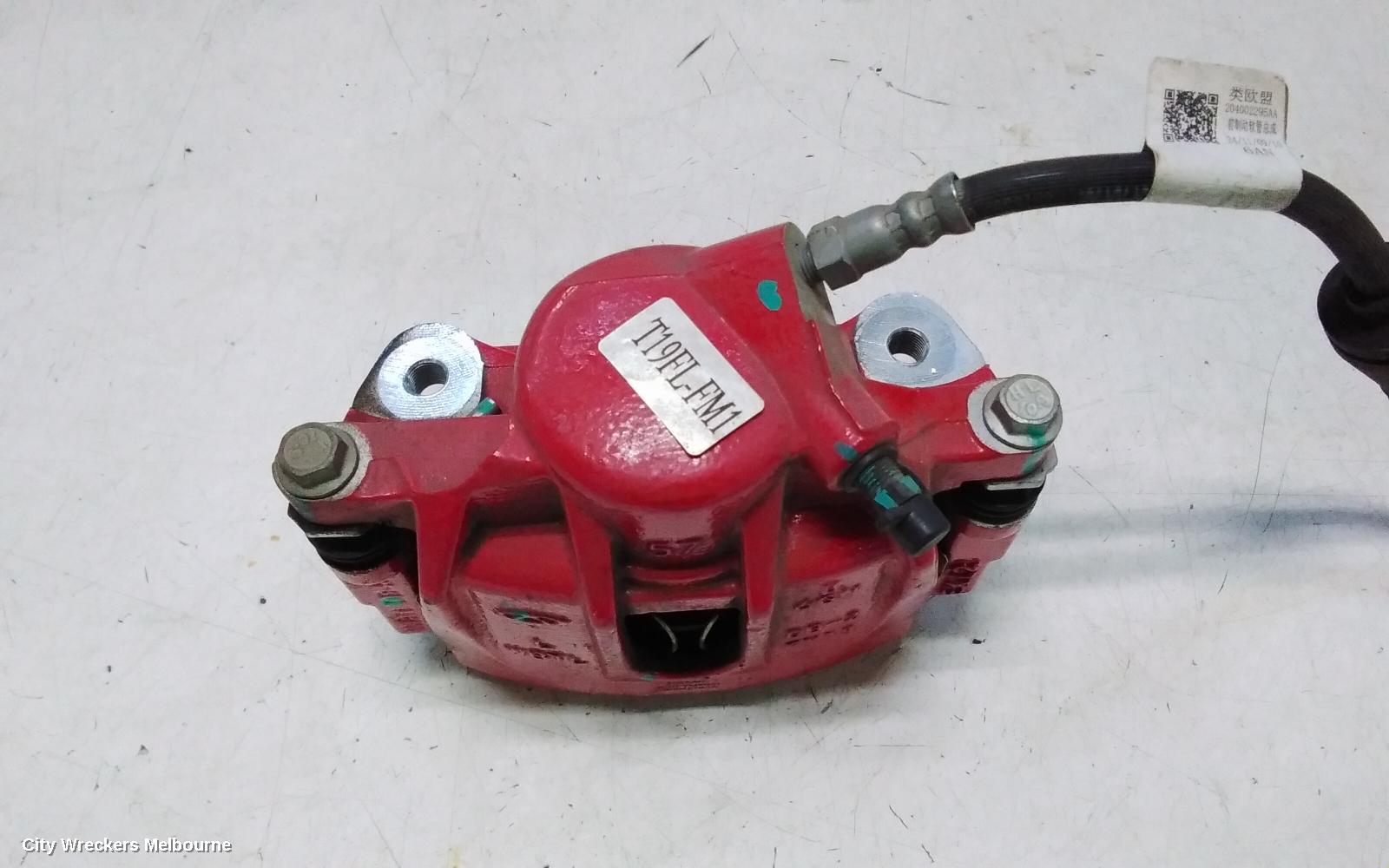CHERY TIGGO 4 CALIPER, 1ST GEN, LH FRONT, RED, HEV, 06/2024 ONWARDS