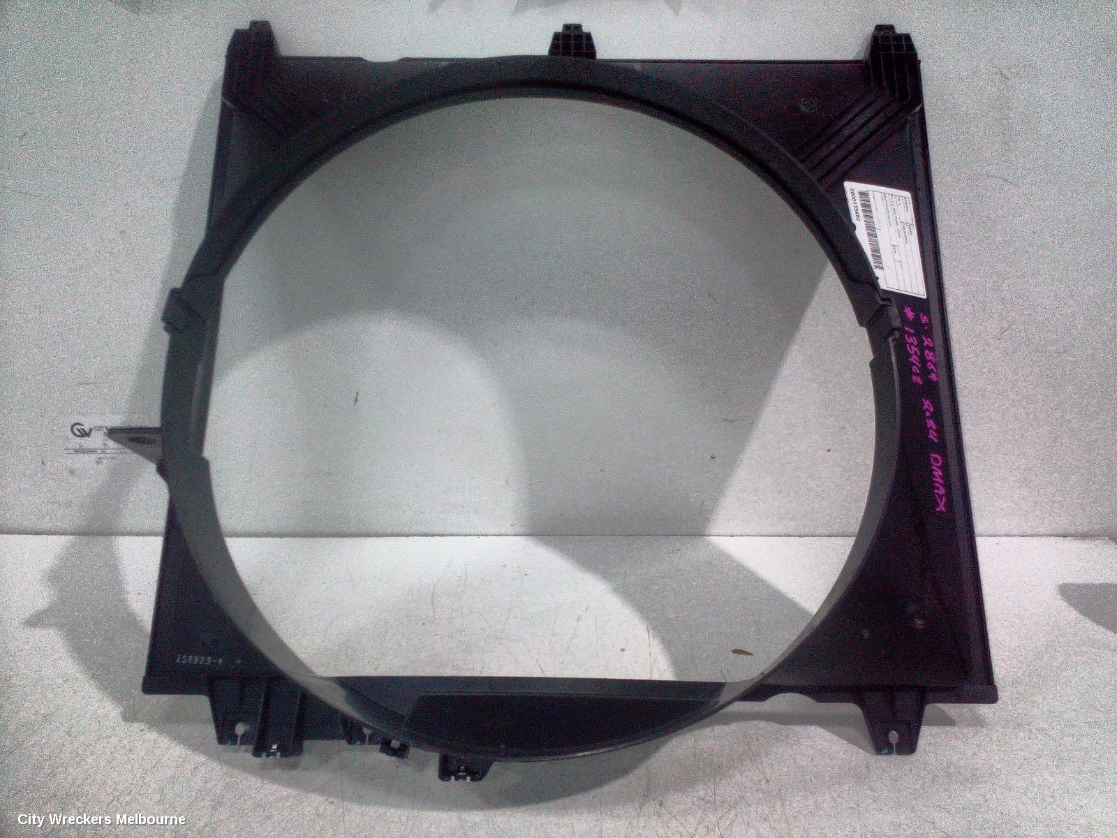 ISUZU DMAX FAN SHROUD, RG, 3.0, 4JJ3, DIESEL, 07/2020 ONWARDS