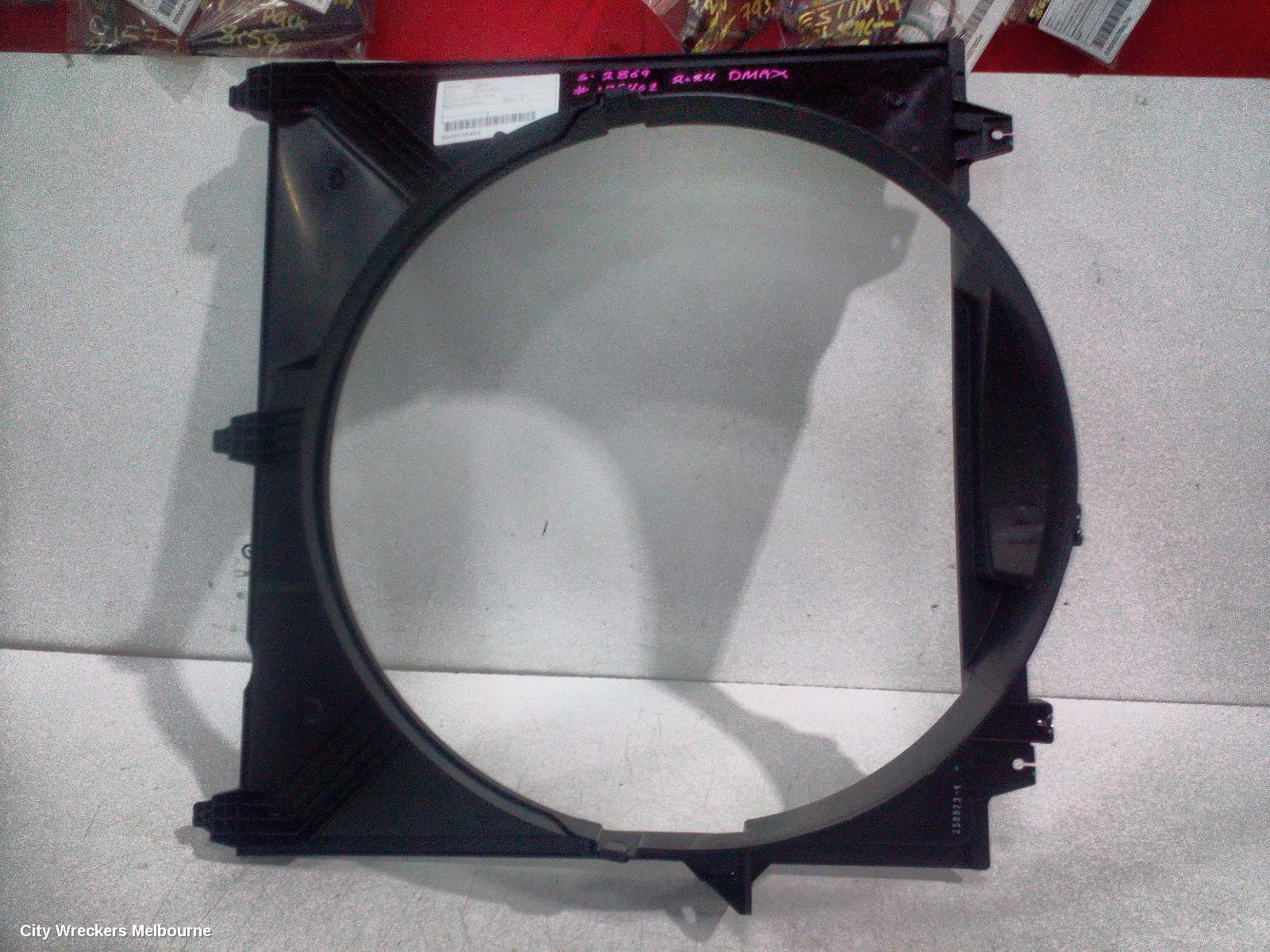 ISUZU DMAX FAN SHROUD, RG, 3.0, 4JJ3, DIESEL, 07/2020 ONWARDS