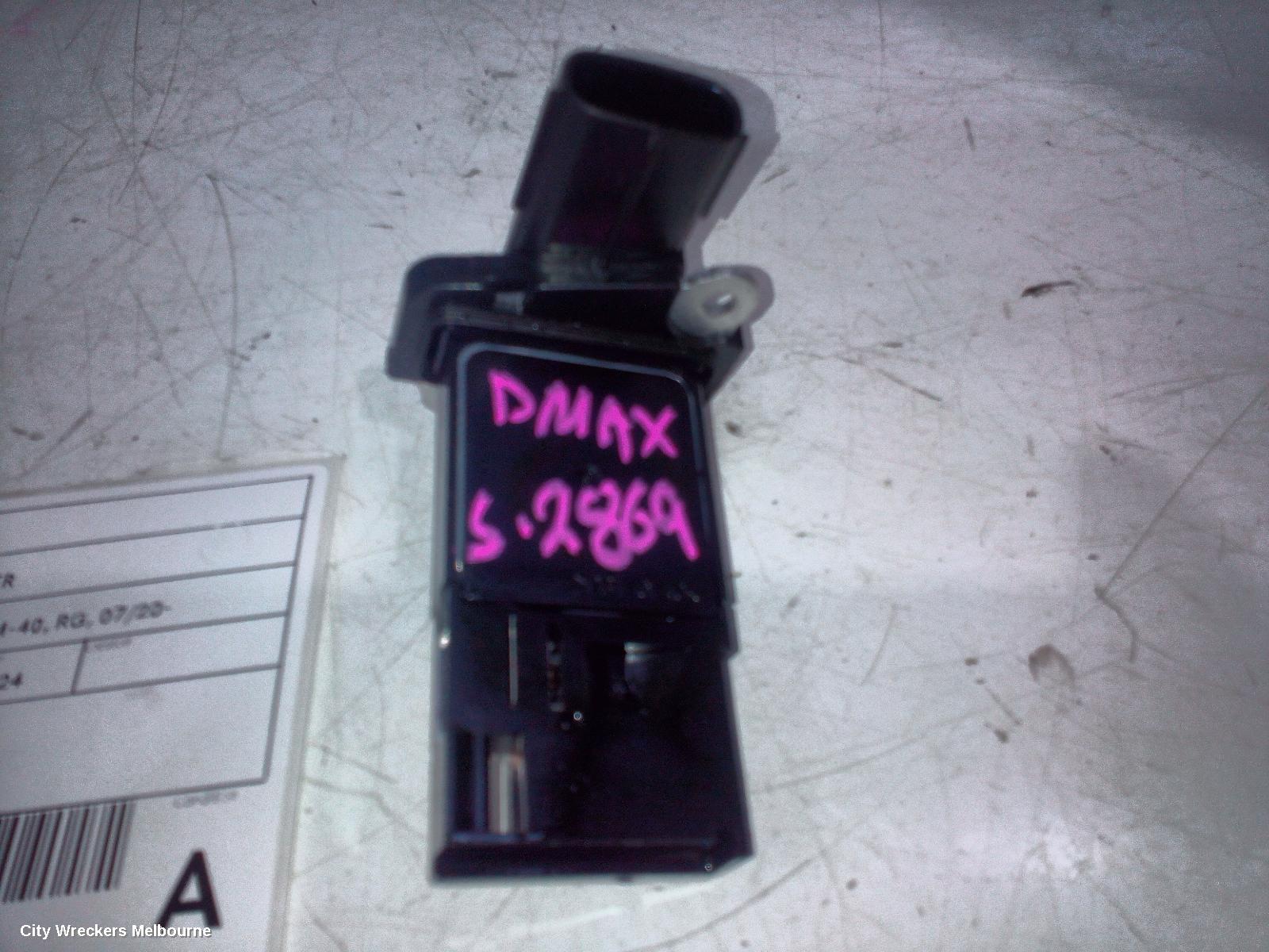 ISUZU DMAX AIR FLOW METER, 3.0, DIESEL, 4JJ3-TCX, P/N AFH70M-40, RG, 07/2020 ONWARDS