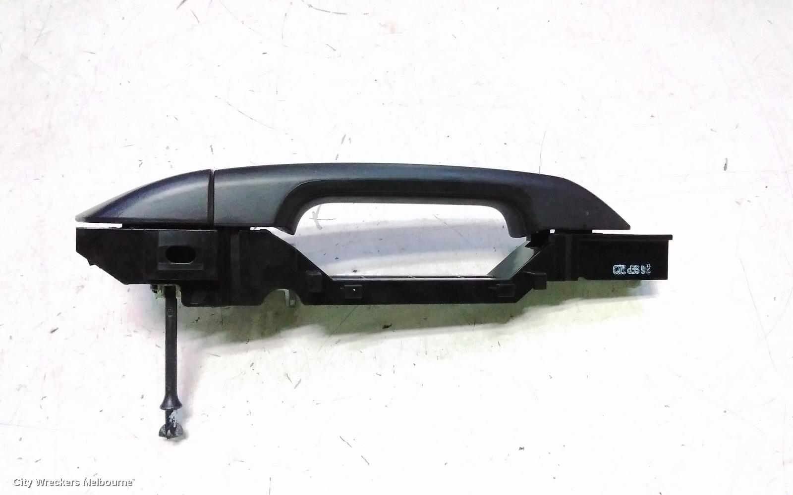 ISUZU DMAX DOOR HANDLE, RH FRONT, OUTER, BLACK, RG, 07/2020 ONWARDS