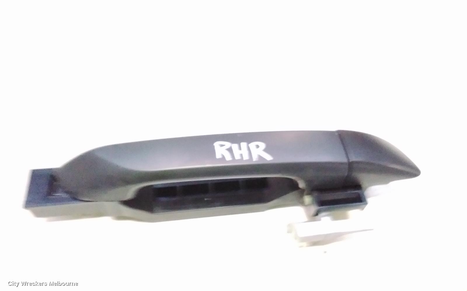 ISUZU DMAX DOOR HANDLE, RH REAR, OUTER, BLACK, RG, 07/2020 ONWARDS