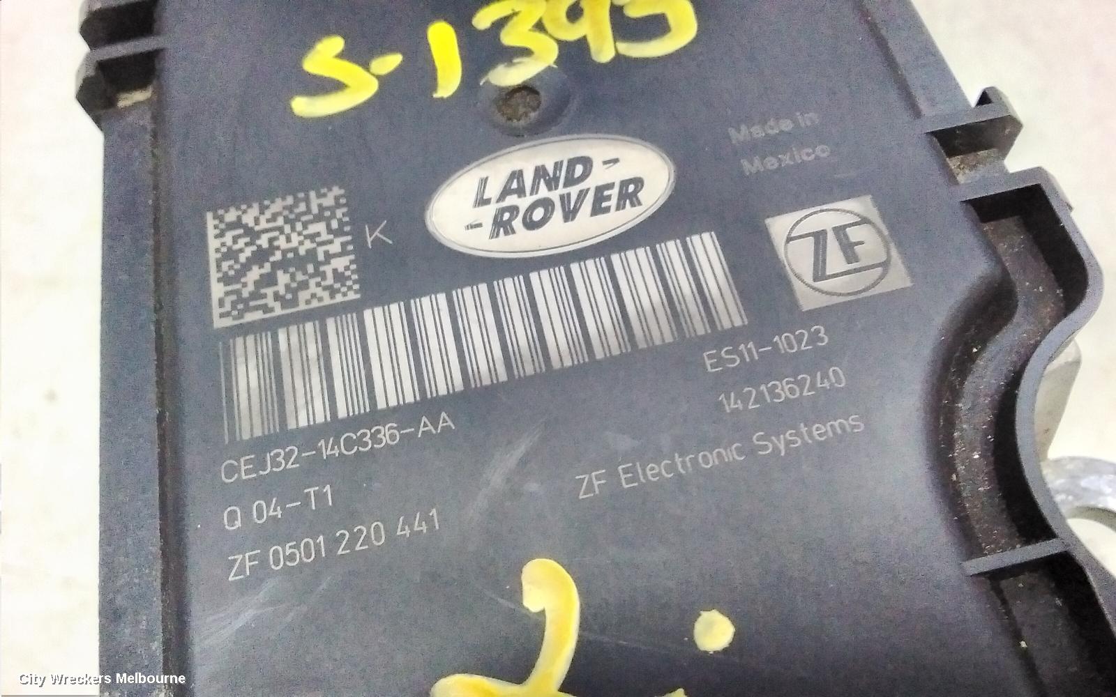 LAND ROVER RANGEROVER EVOQUE ECU, TRANSMISSION ECU (9 SPEED), L538, 11/2011 - 01/2019
