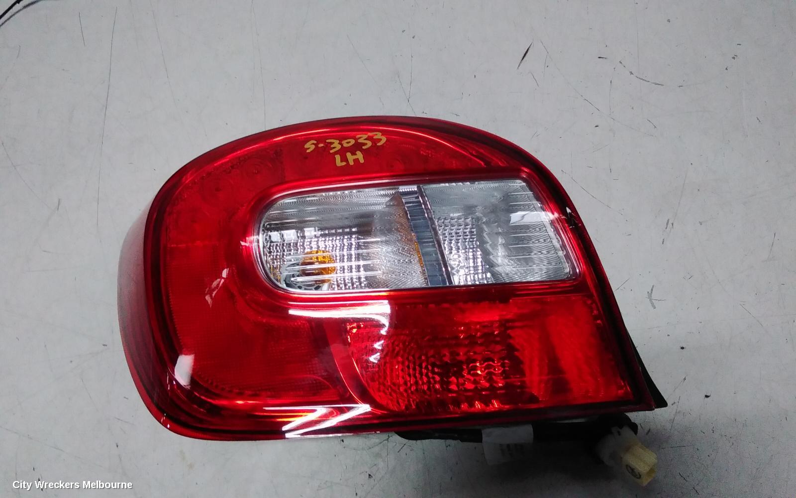 SUZUKI BALENO LEFT TAILLIGHT, EW, IN BODY, SINGLE CLEAR TYPE, 04/2016 - 12/2022