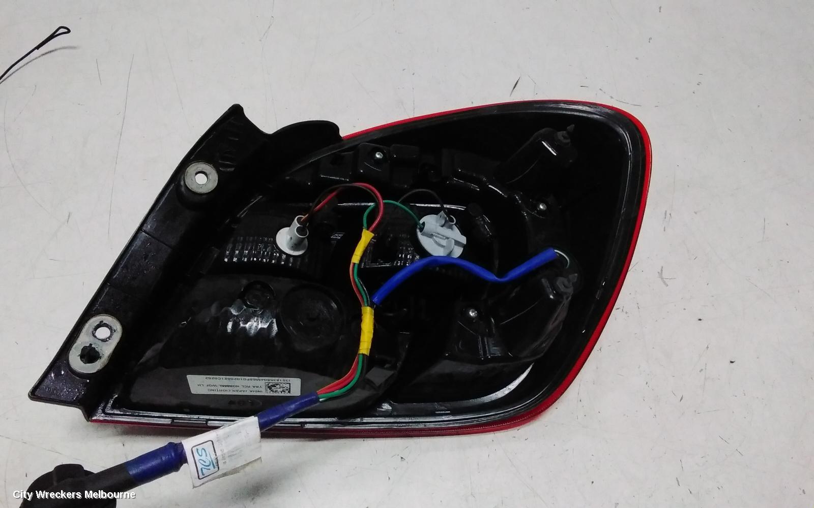 SUZUKI BALENO LEFT TAILLIGHT, EW, IN BODY, SINGLE CLEAR TYPE, 04/2016 - 12/2022