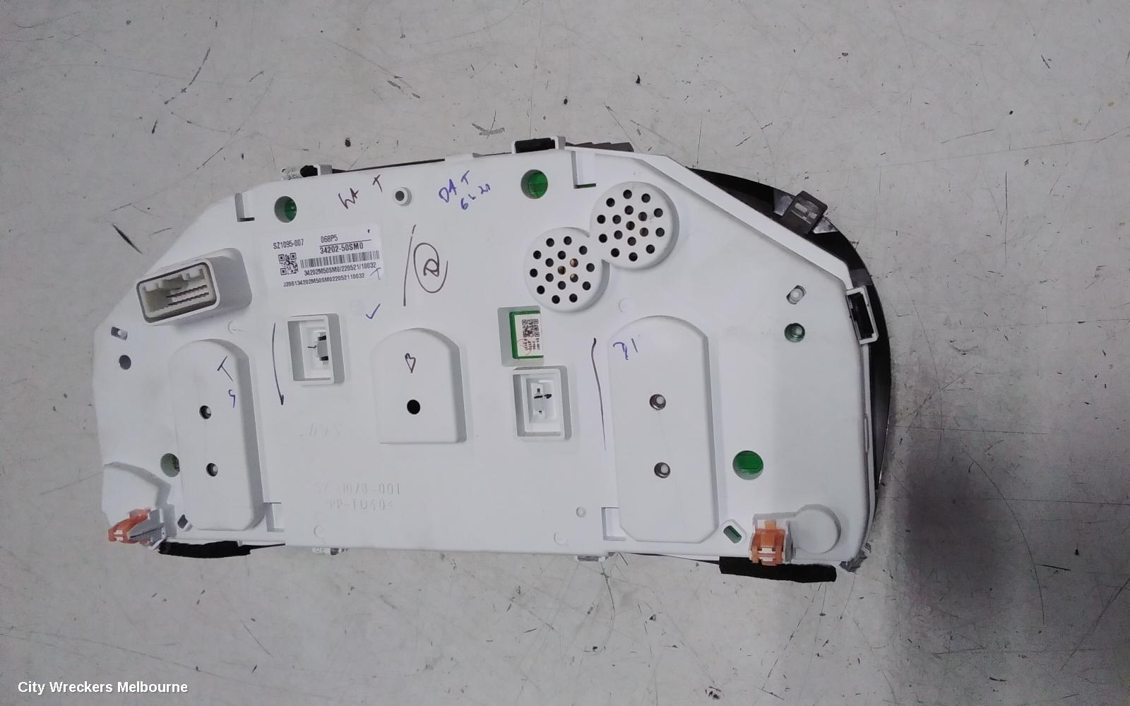 SUZUKI BALENO INSTRUMENT CLUSTER, AUTO T/M, 1.4, EW, 04/2016 - 12/2022