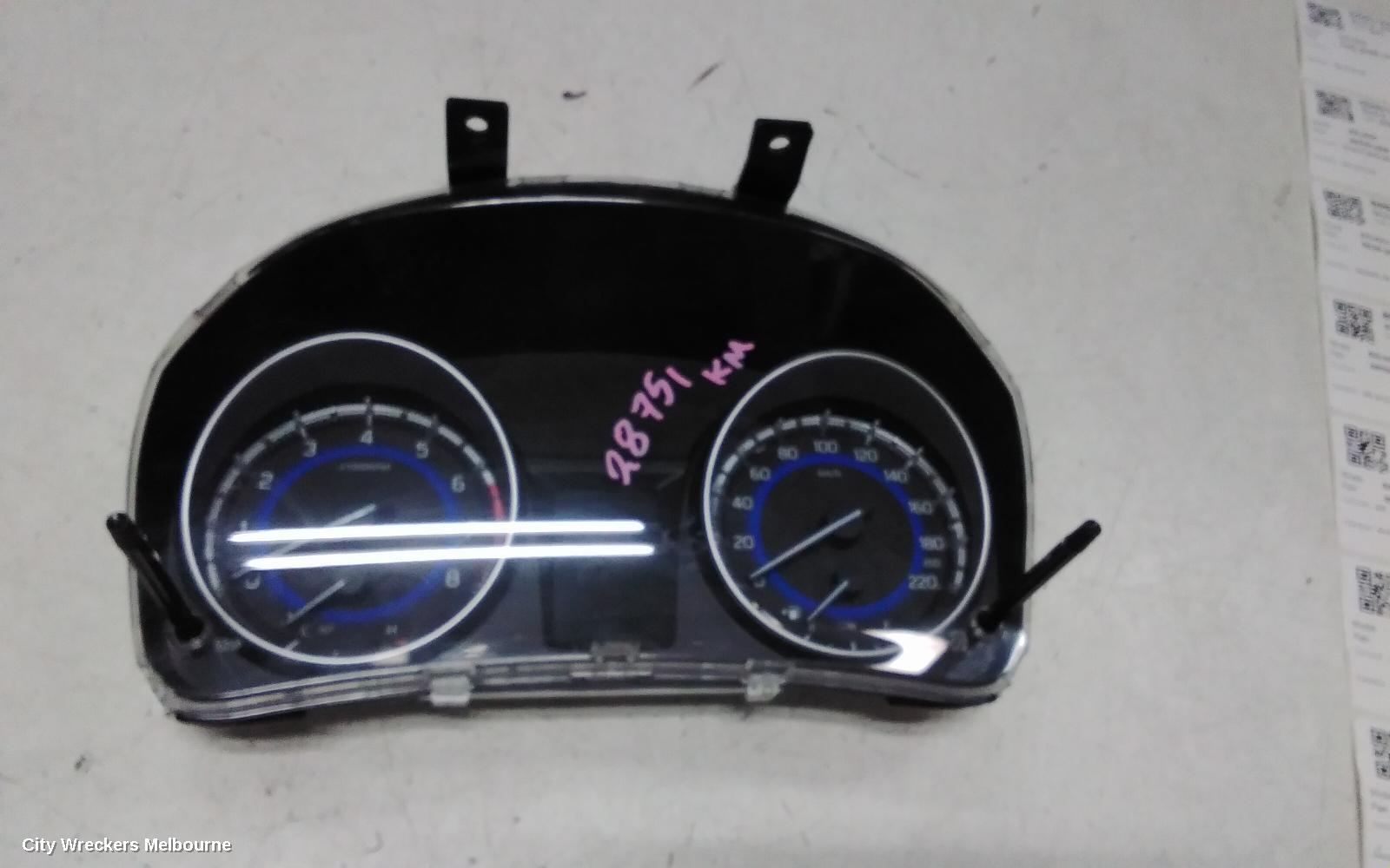 SUZUKI BALENO INSTRUMENT CLUSTER, AUTO T/M, 1.4, EW, 04/2016 - 12/2022