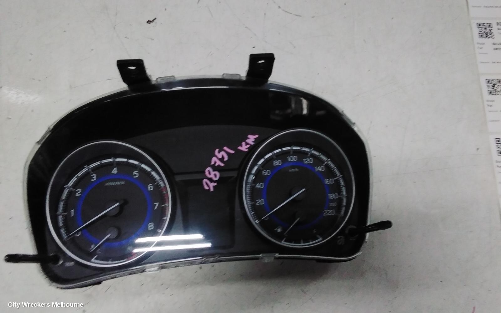 SUZUKI BALENO INSTRUMENT CLUSTER, AUTO T/M, 1.4, EW, 04/2016 - 12/2022