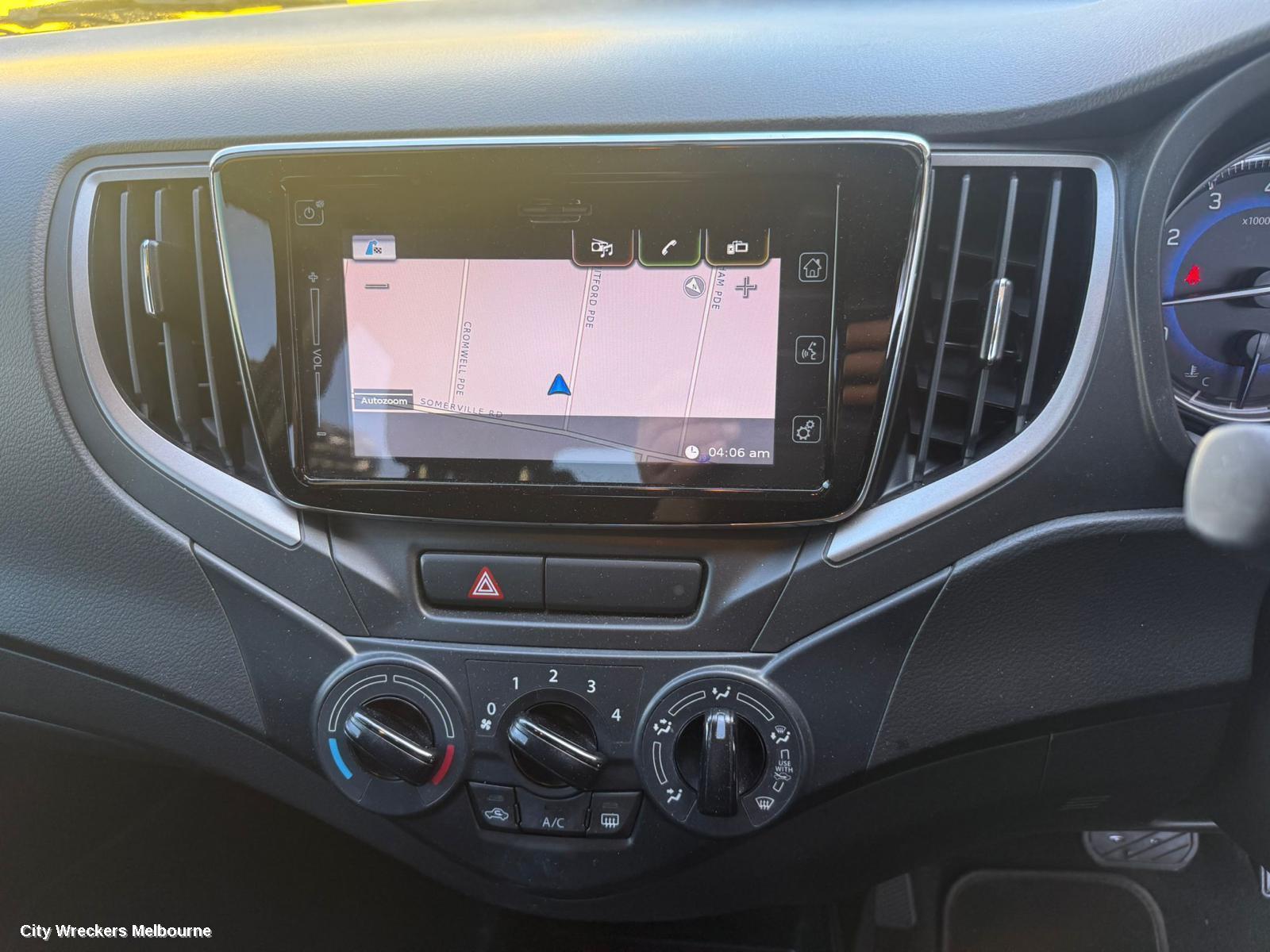 SUZUKI BALENO RADIO/CD/DVD/SAT/TV, DISPLAY UNIT, 7IN TOUCHSCREEN, EW, 04/2016 - 12/2022