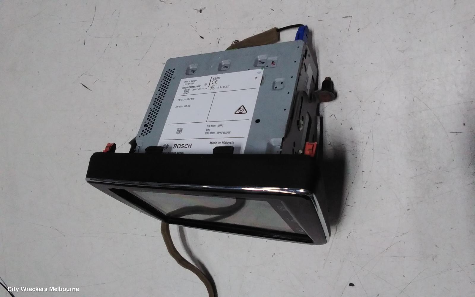 SUZUKI BALENO RADIO/CD/DVD/SAT/TV, DISPLAY UNIT, 7IN TOUCHSCREEN, EW, 04/2016 - 12/2022