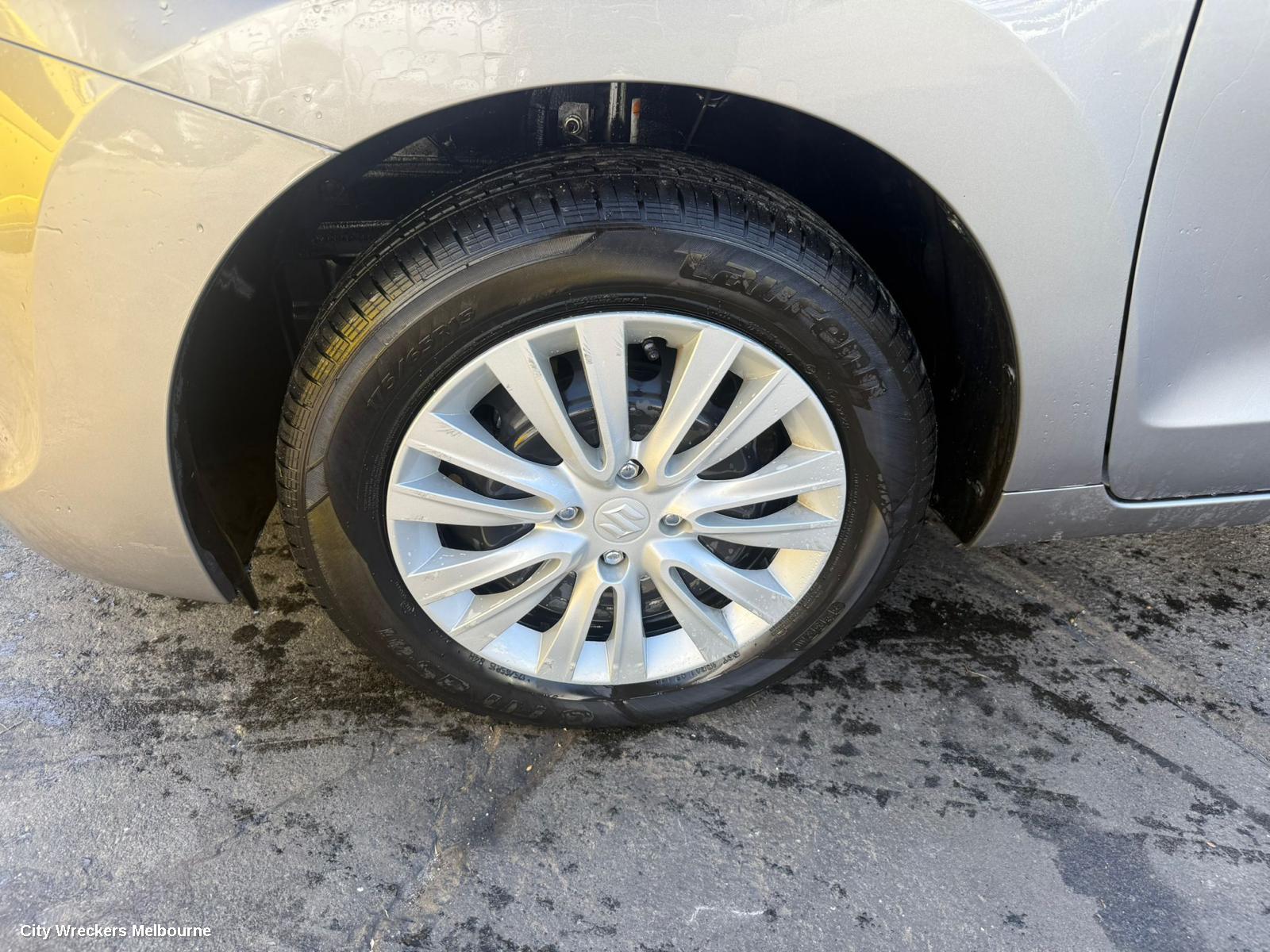 SUZUKI BALENO WHEEL STANDARD/STEEL, FACTORY, 15X5IN, EW, 04/2016 - 12/2022