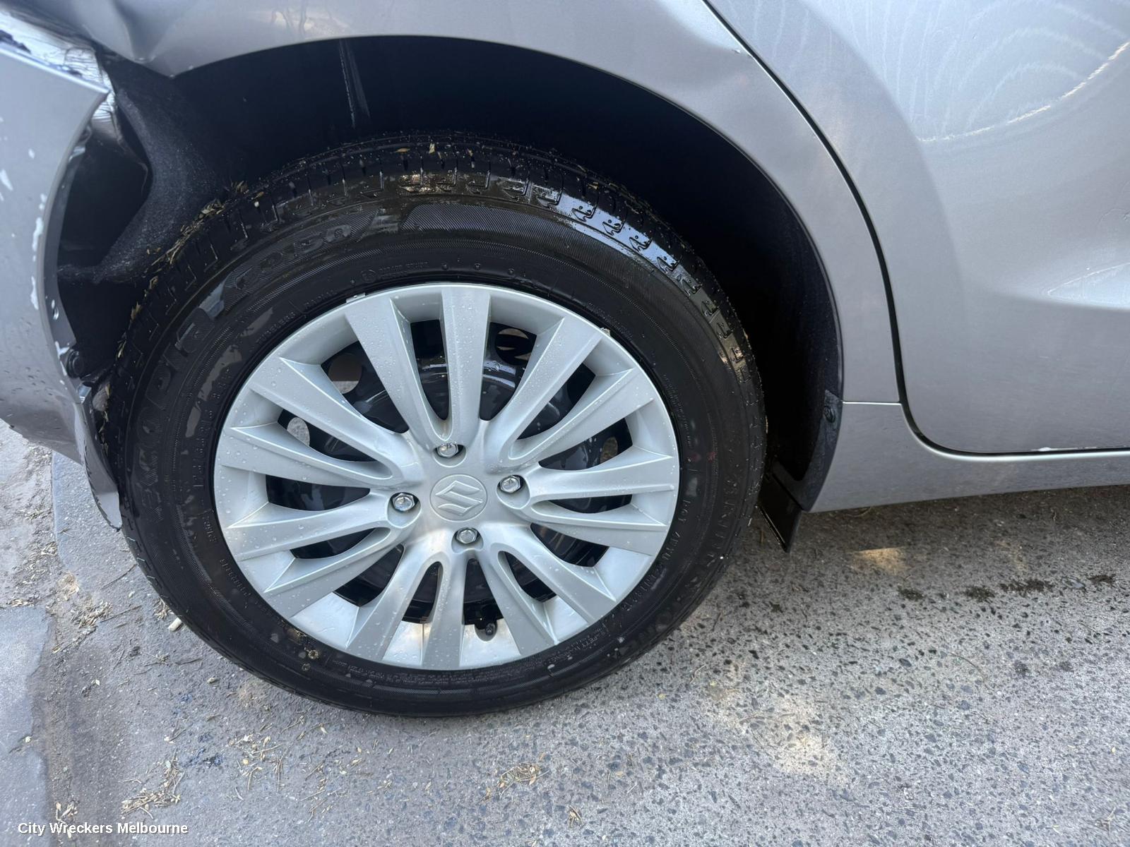 SUZUKI BALENO WHEEL STANDARD/STEEL, FACTORY, 15X5IN, EW, 04/2016 - 12/2022