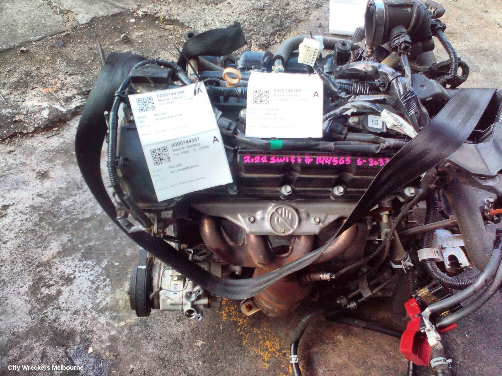 SUZUKI BALENO ENGINE, PETROL, 1.4, K14B, EW, 04/2016 - 12/2022