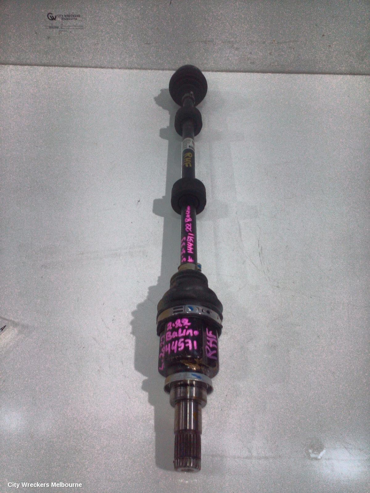 SUZUKI BALENO RIGHT DRIVESHAFT, FRONT, AUTO T/M, PETROL, 1.4, EW, 04/2016 - 12/2022