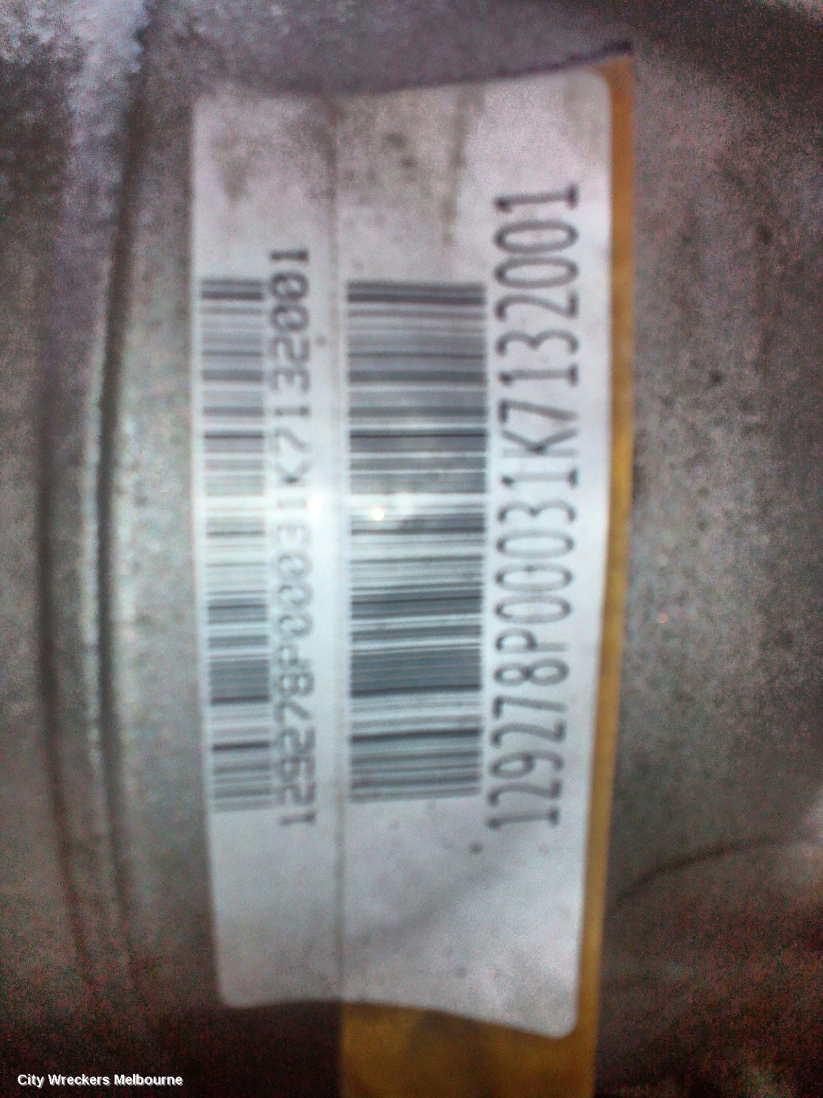 LDV G10 TRANS/GEARBOX, AUTO, DIESEL, 1.9, TURBO, SV7A/SV7C, WAGON/VAN, 04/2015 - 08/2021