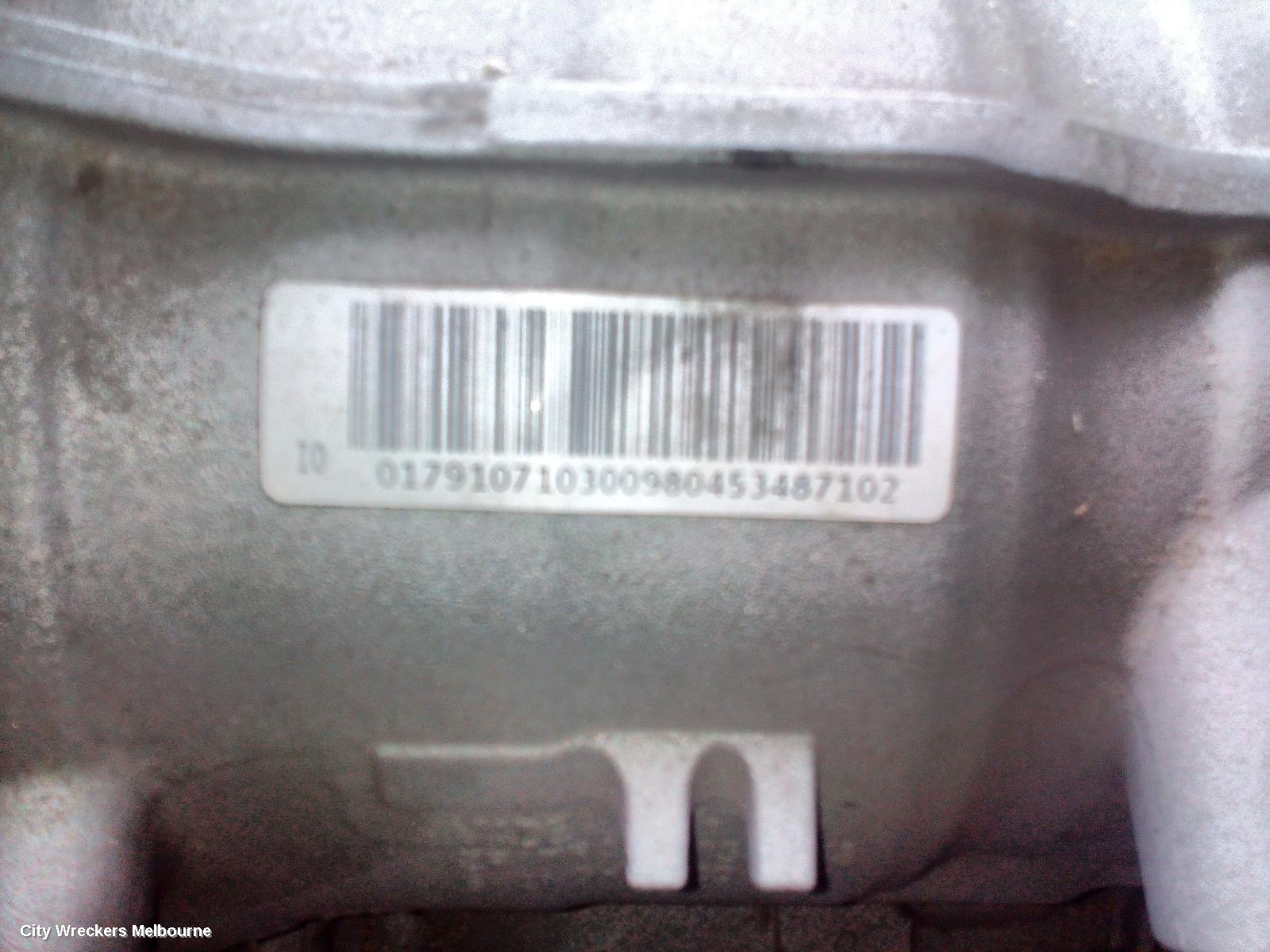 LDV G10 TRANS/GEARBOX, AUTO, DIESEL, 1.9, TURBO, SV7A/SV7C, WAGON/VAN, 04/2015 - 08/2021