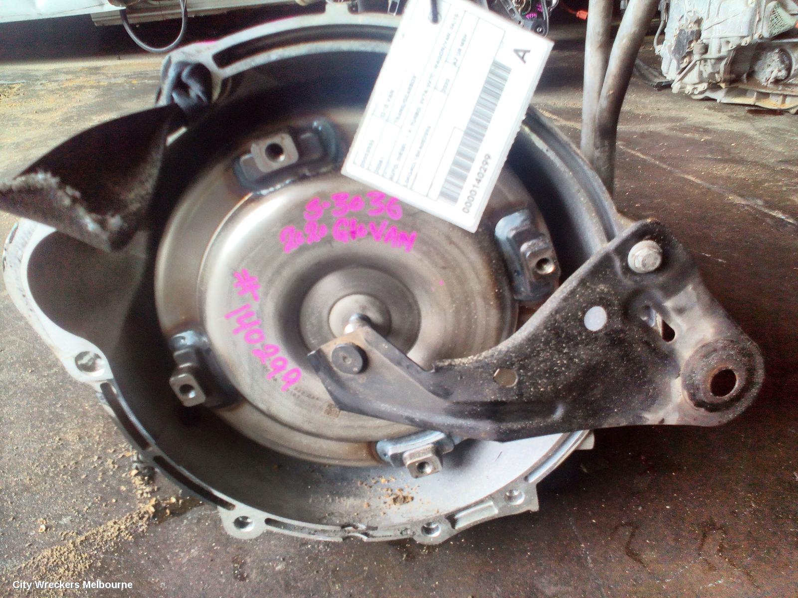 LDV G10 TRANS/GEARBOX, AUTO, DIESEL, 1.9, TURBO, SV7A/SV7C, WAGON/VAN, 04/2015 - 08/2021