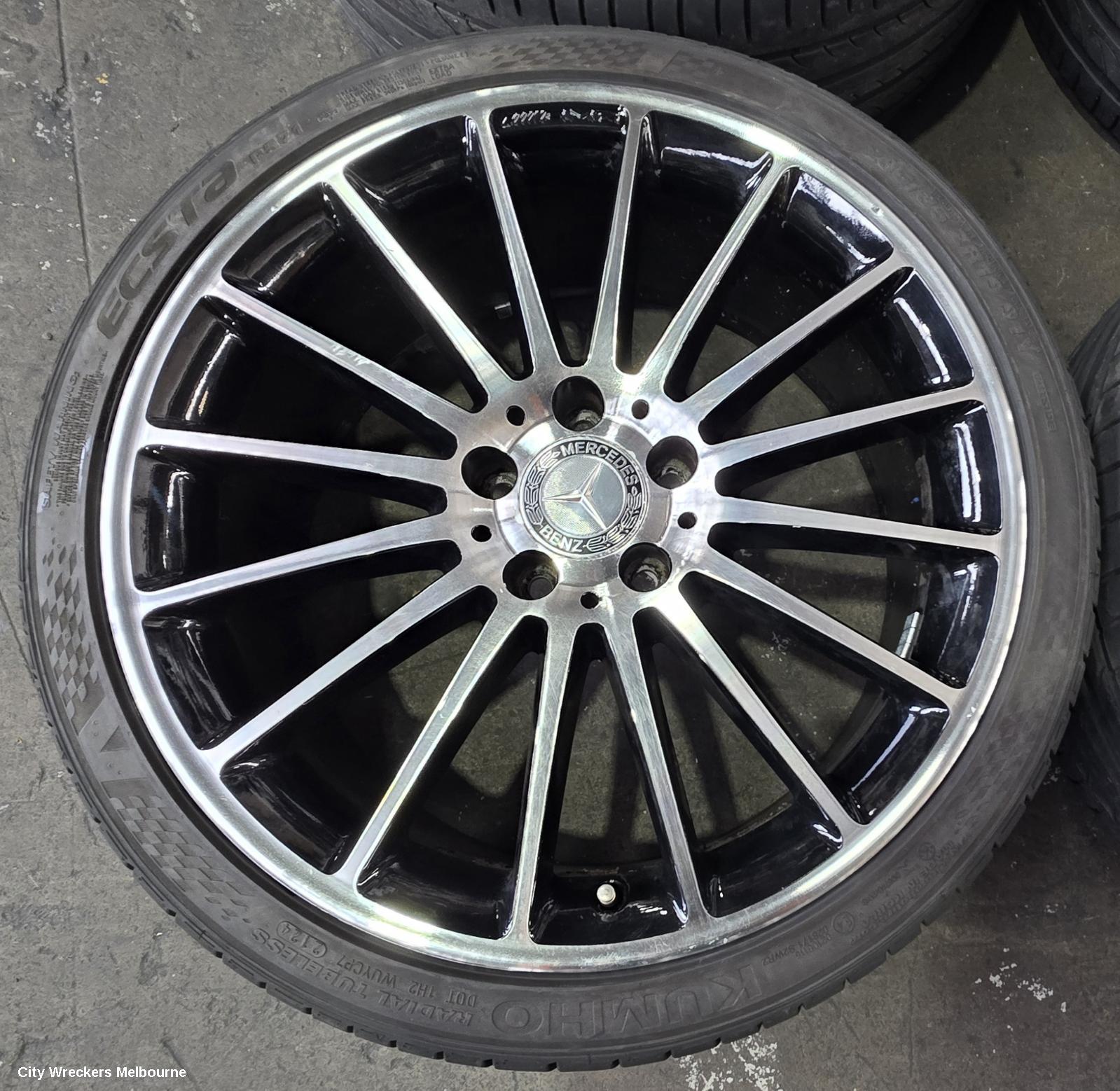 MERCEDES CLA CLASS WHEEL MAG, C117/X117, FACTORY, 19X8IN, MULTISPOKE, 787 CODE, 10/2013 - 02/2019